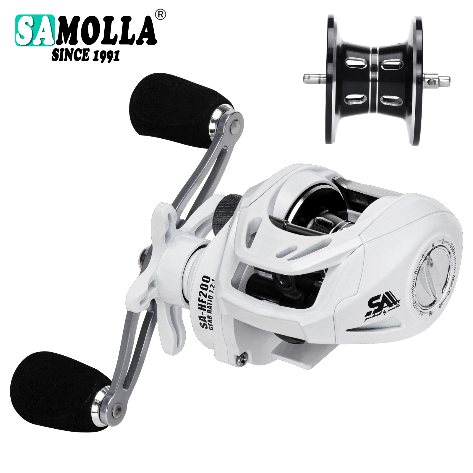 SAMOLLA New Baitcasting Reel C - đánh giá và giá Spincast Reel