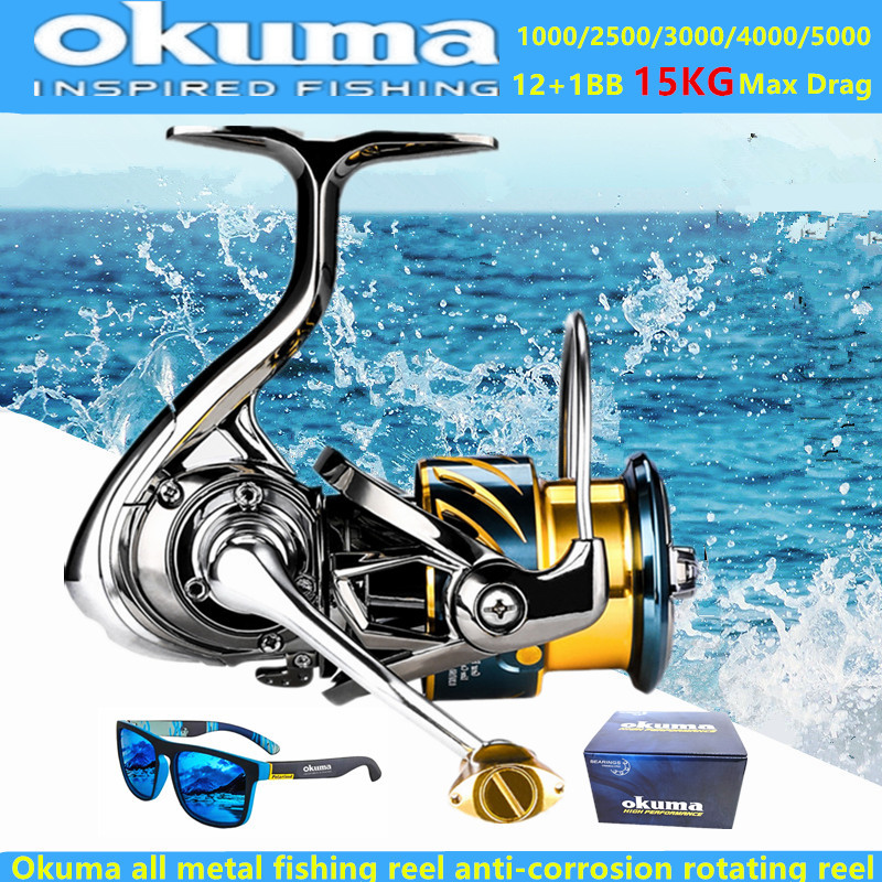 Okuma all metal fishing reel 1 - đánh giá và giá Trolling Reel