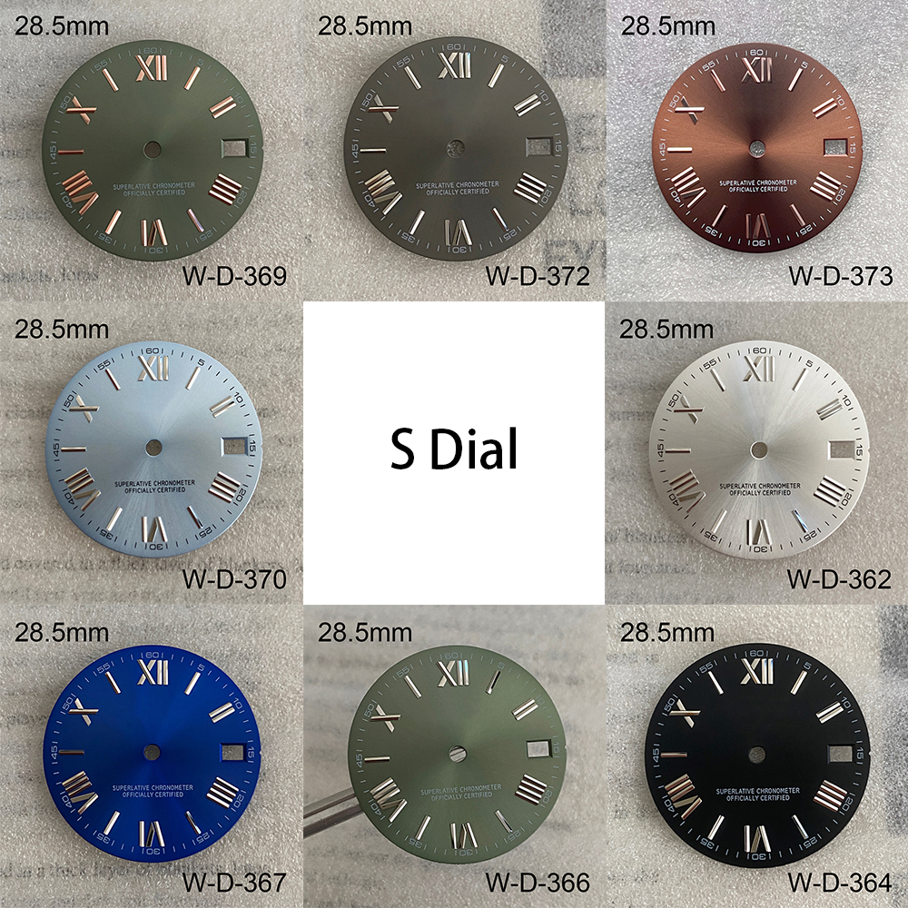 28.5mm S Logo Rome Dial Fit NH - đánh giá và giá Reel Case