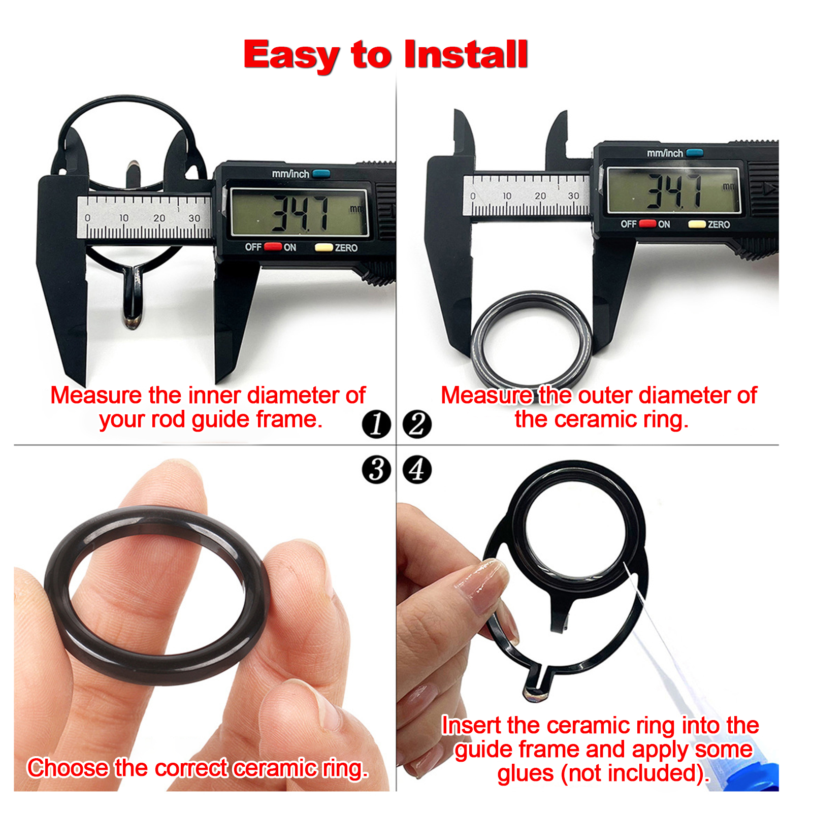 Fishing Rod Guide Repair Kit C - đánh giá và giá Reel Repair Kit