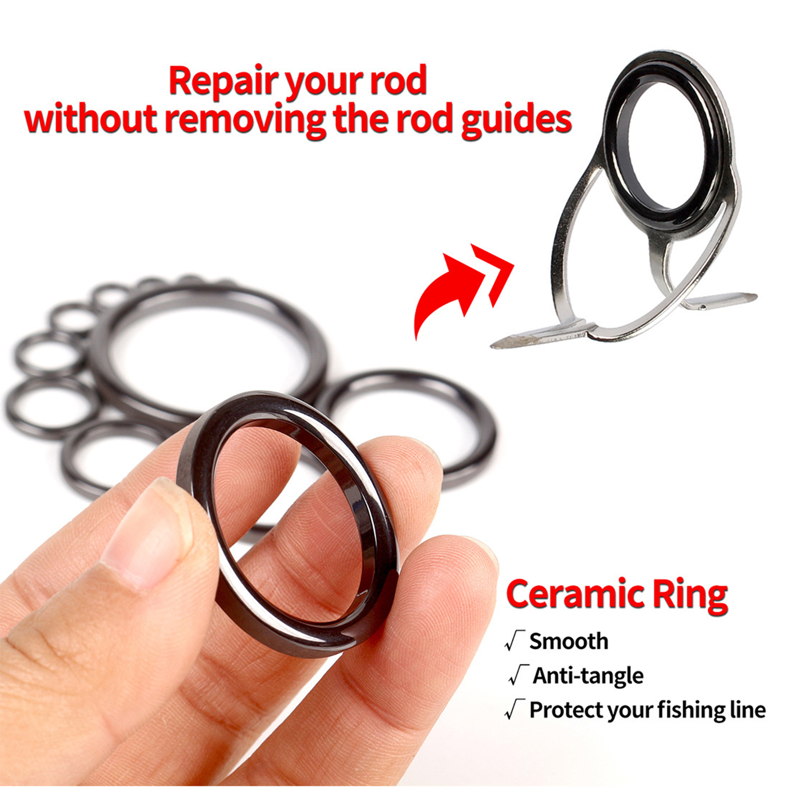 Fishing Rod Guide Repair Kit C - đánh giá và giá Reel Repair Kit