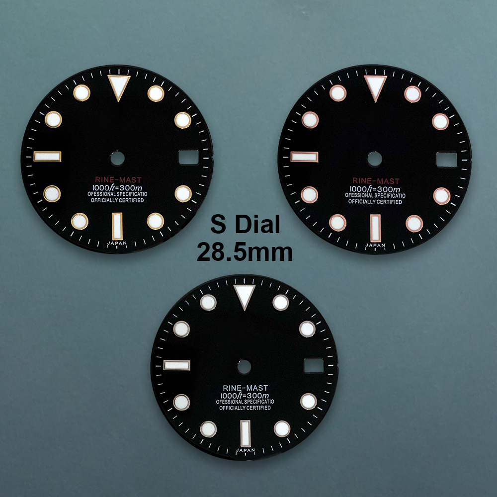 28.5mm S Logo SUB Dive Dial Fi - đánh giá và giá Reel Case