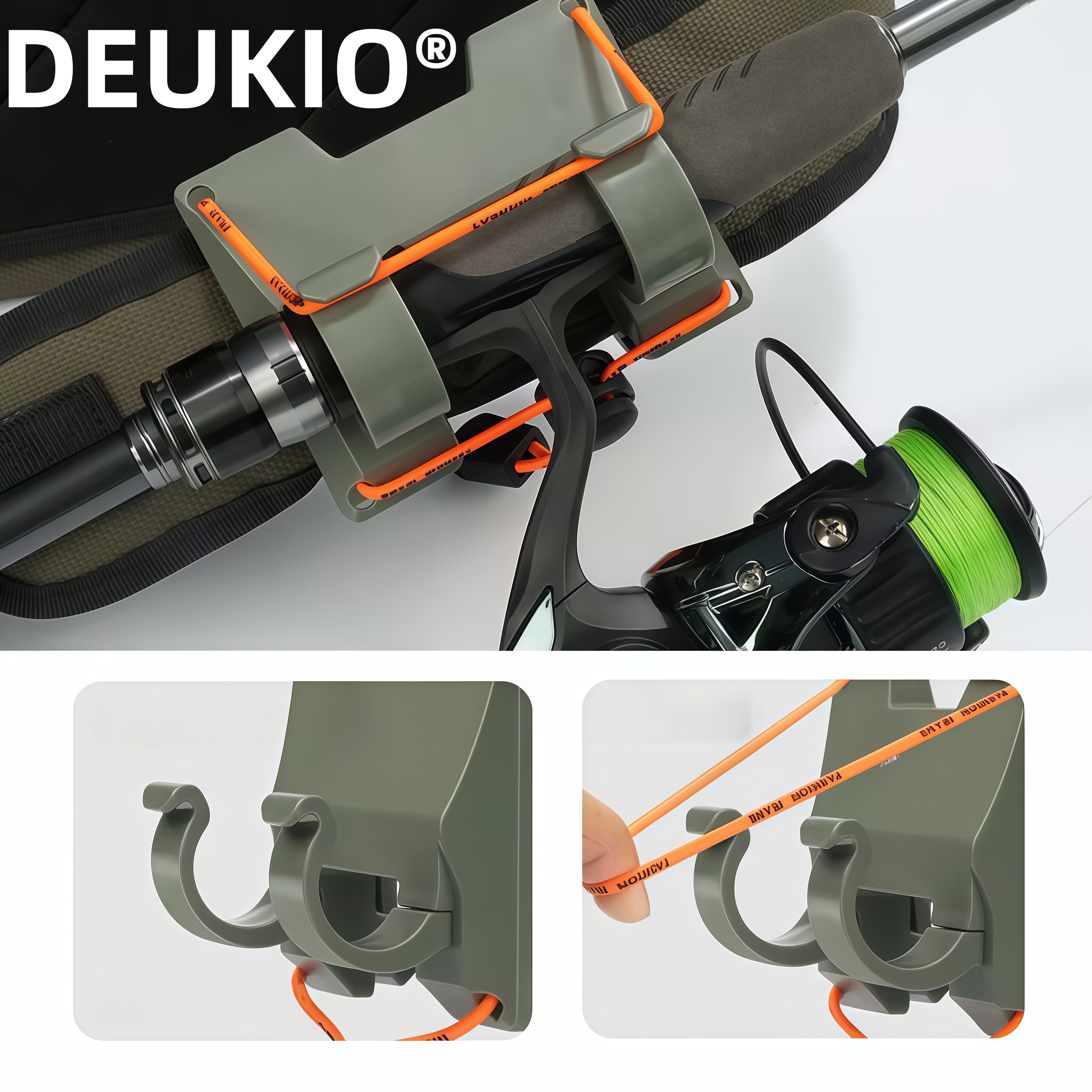 DEUKIO Outdoor Belt Clip Rod H - đánh giá và giá Spinning Reel