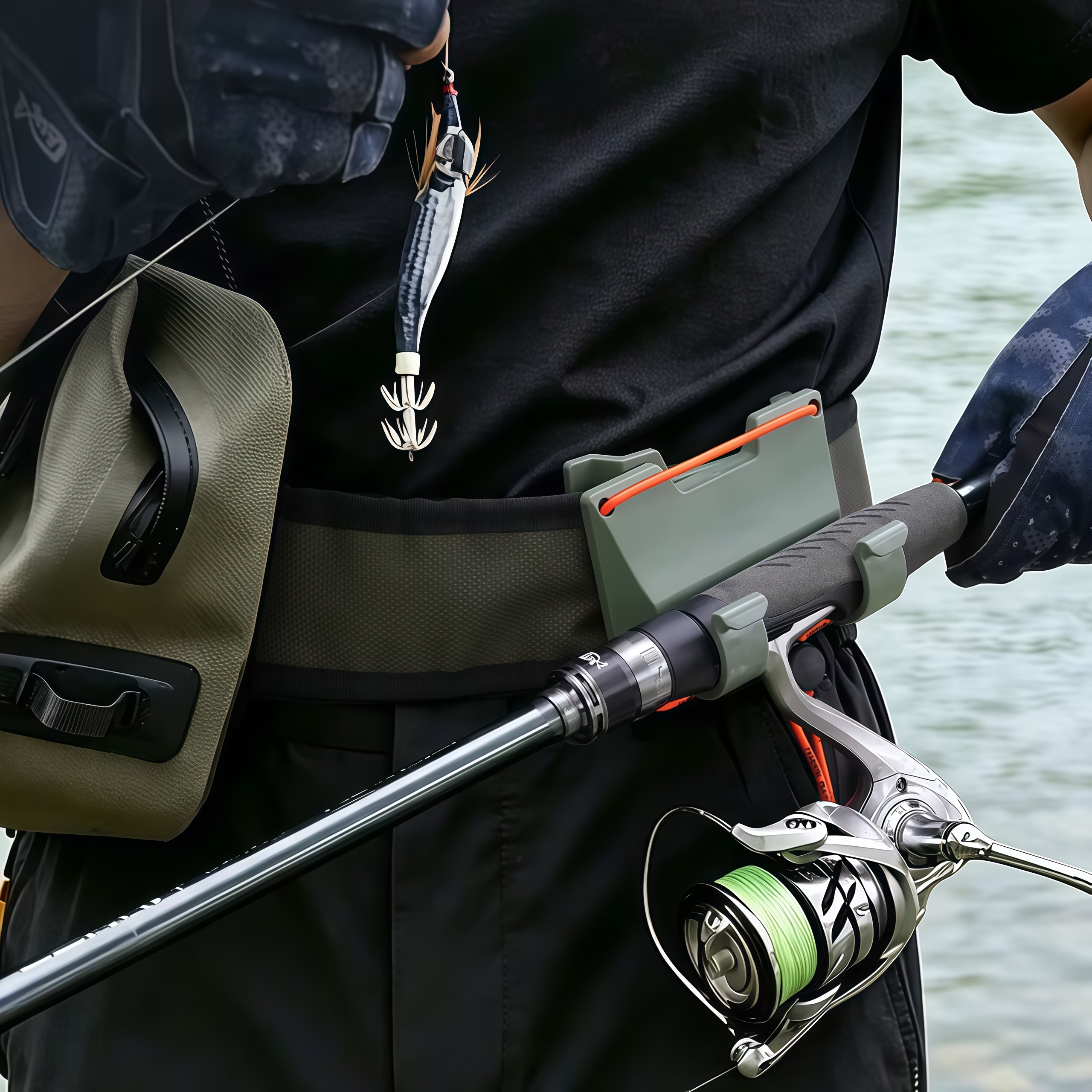 DEUKIO Outdoor Belt Clip Rod H - đánh giá và giá Spinning Reel