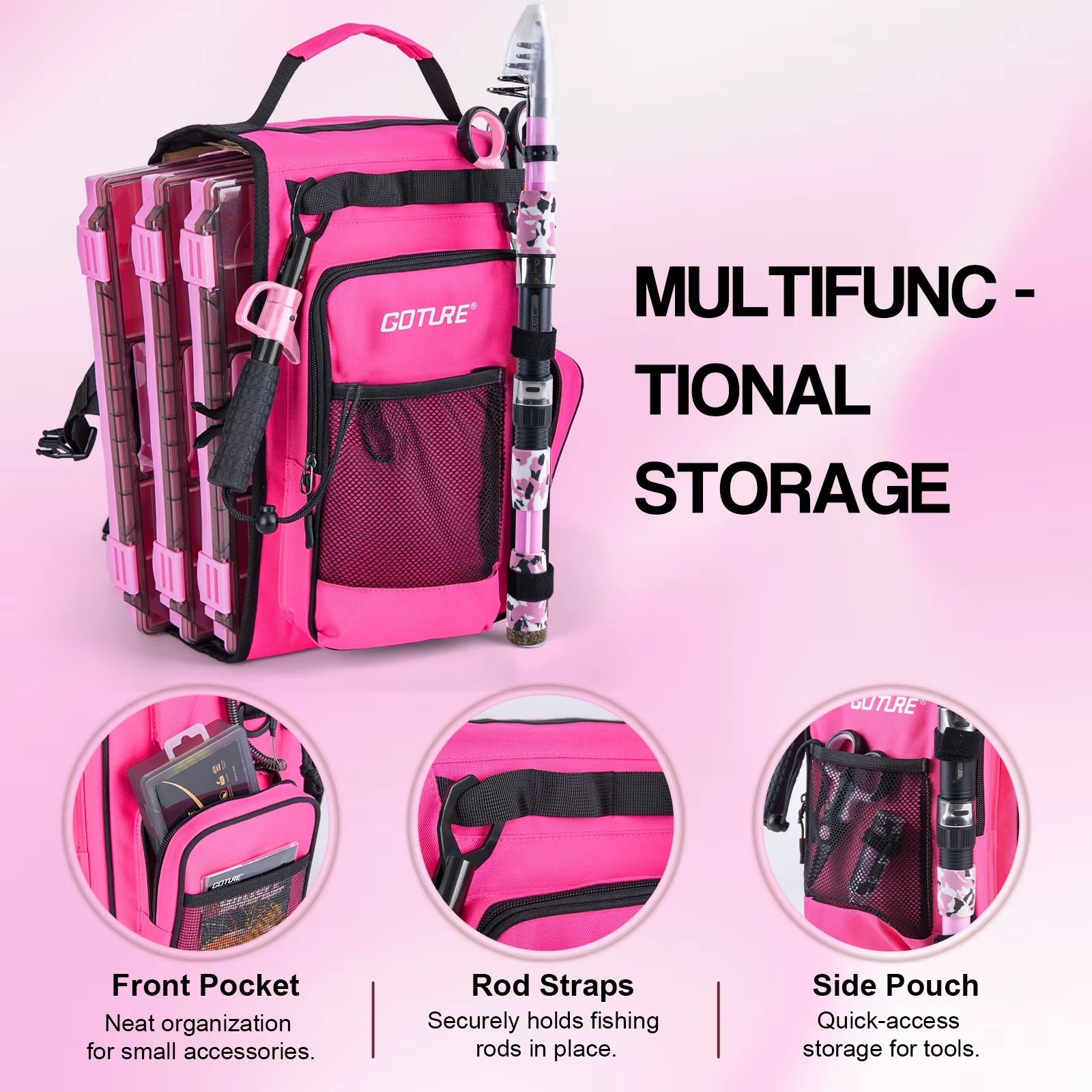 Goture All-in-One Fishing Comb - đánh giá và giá Reel Bag