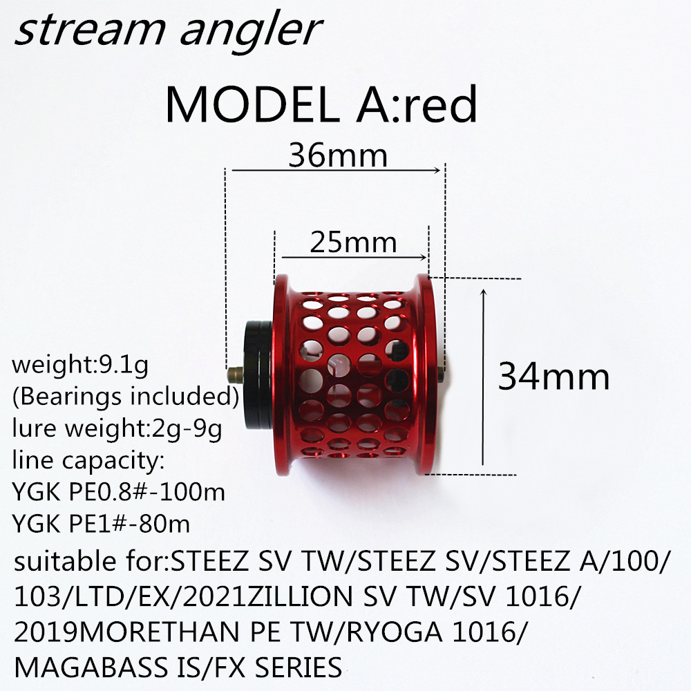 Shallow Spool Retrofit Parts A - đánh giá và giá Reel Spare Spool