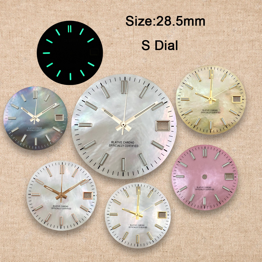 New 28.5mm S Logo NH35 Dial Lo - đánh giá và giá Reel Case