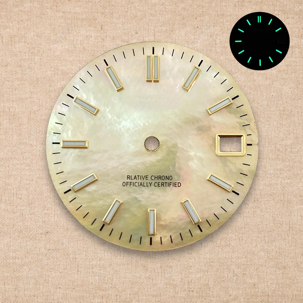 New 28.5mm S Logo NH35 Dial Lo - đánh giá và giá Reel Case