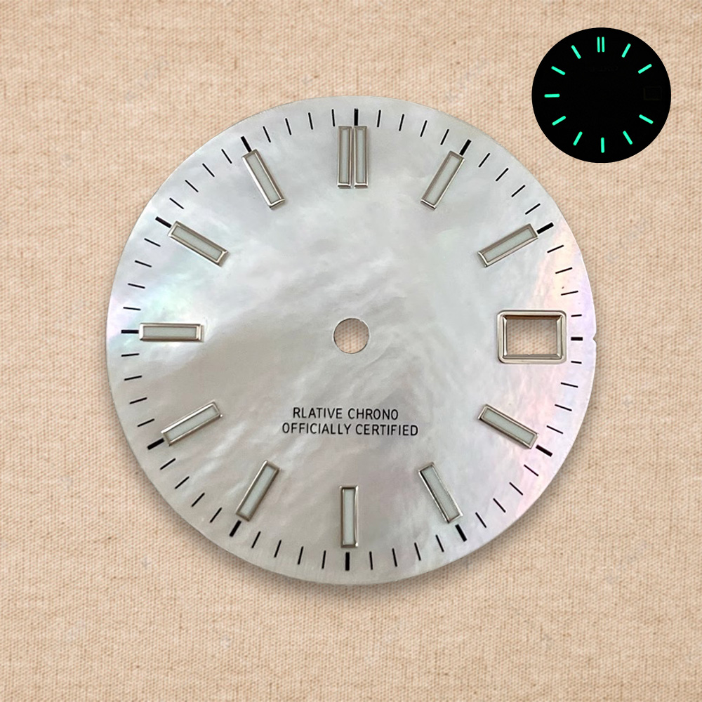 New 28.5mm S Logo NH35 Dial Lo - đánh giá và giá Reel Case