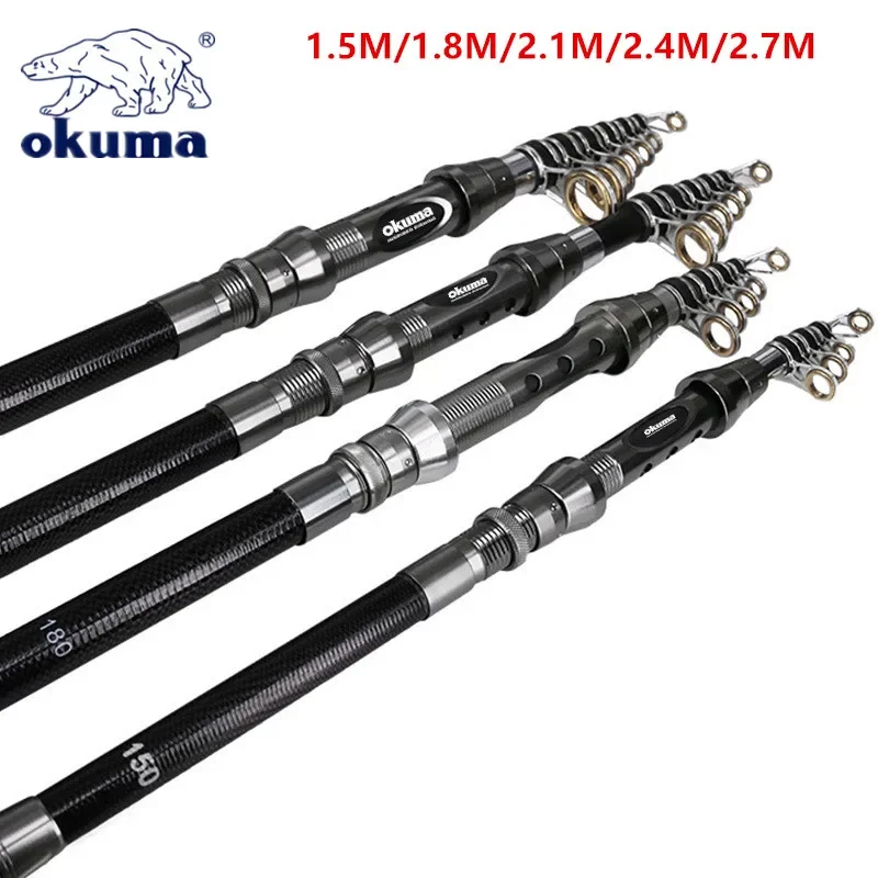 OKUMA New Carbon Rock Rod 1.5M - đánh giá và giá Surf Reel