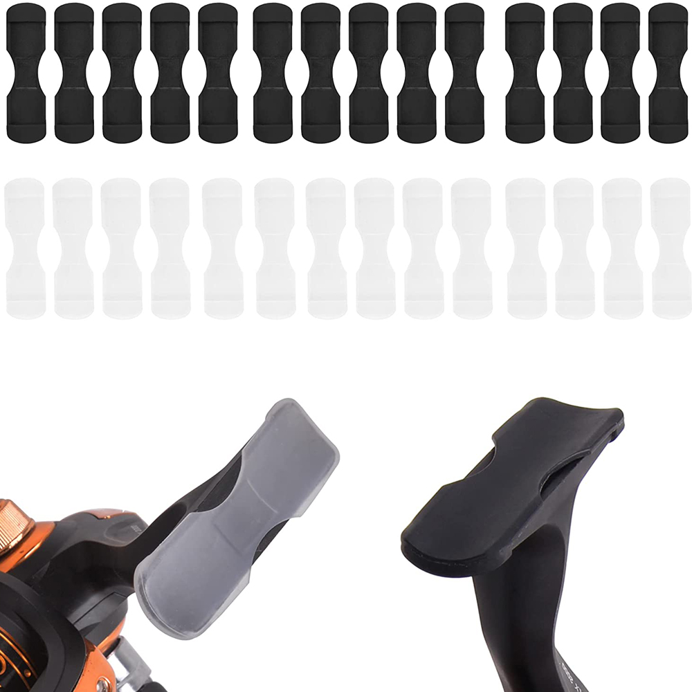 40/100Pcs Rubber Fishing reel  - đánh giá và giá Spincast Reel
