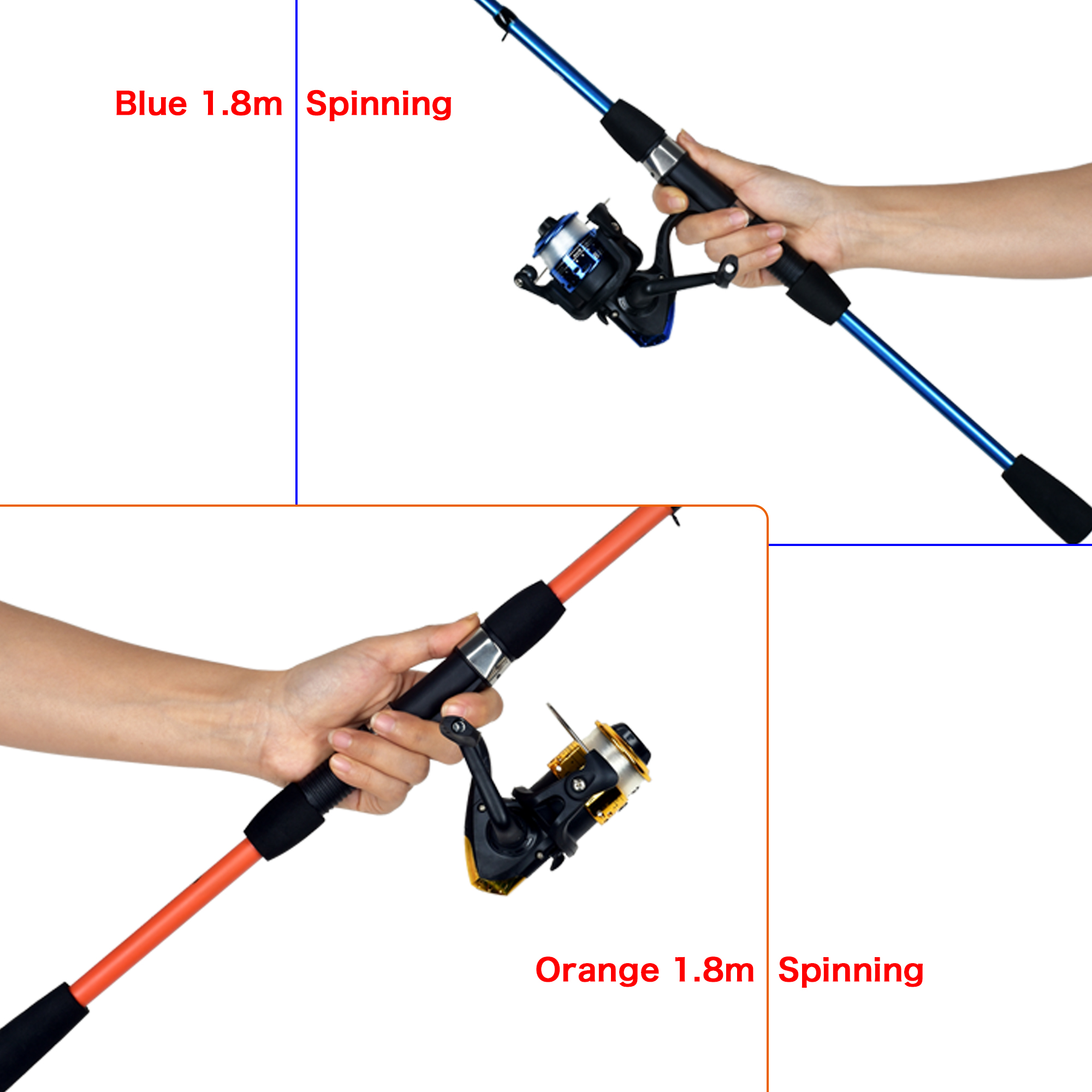 BIUTIFU Spinning Fishing Rod S - đánh giá và giá Spincast Reel