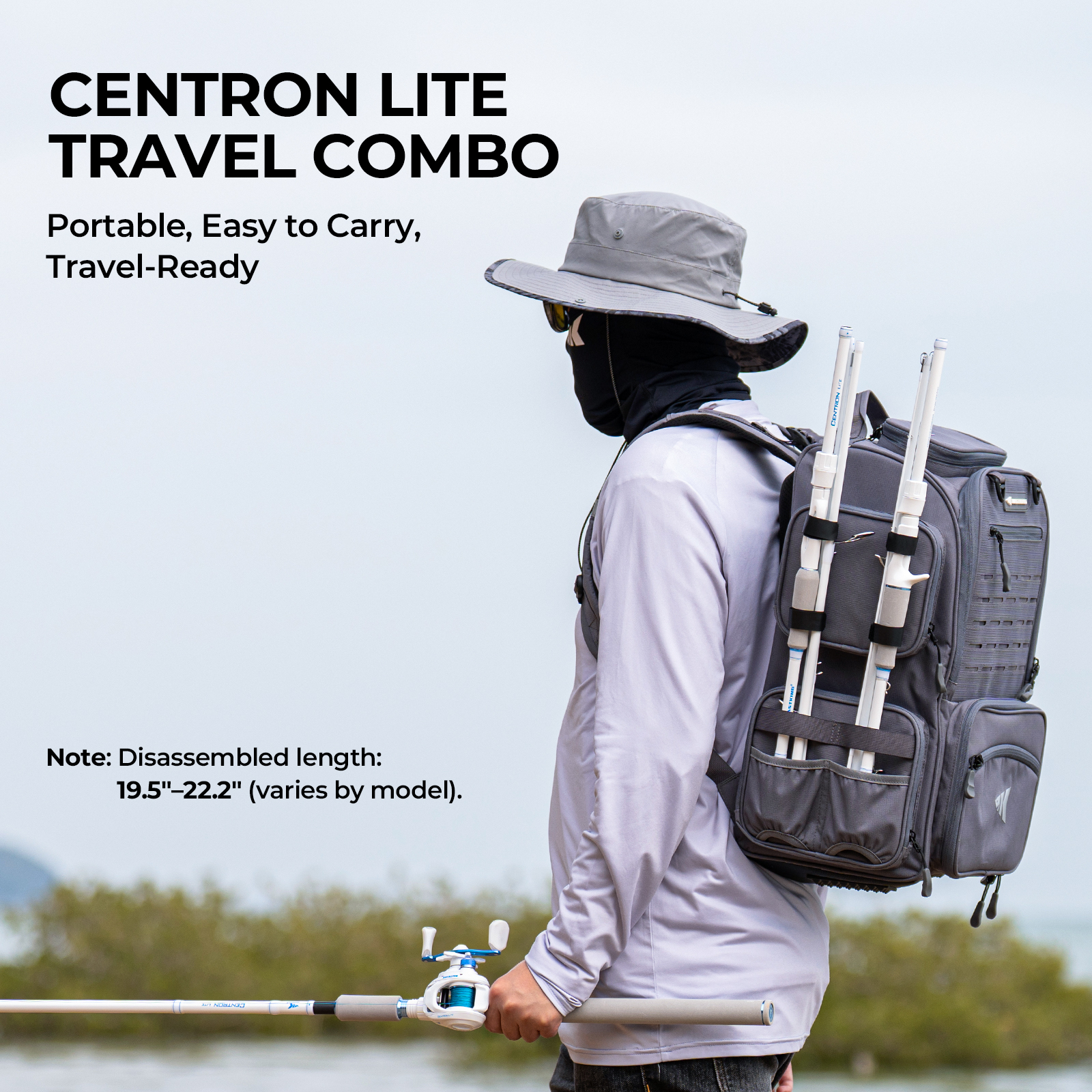 KastKing Centron Lite Travel C - đánh giá và giá Trolling Reel