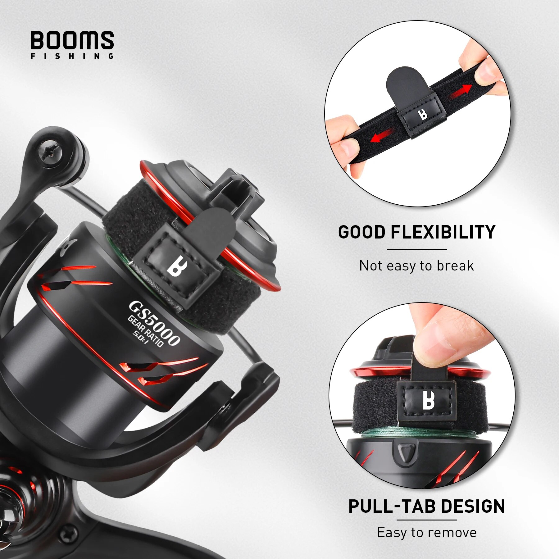 Booms Fishing SB1 4Pcs Spinnin - đánh giá và giá Reel Cover