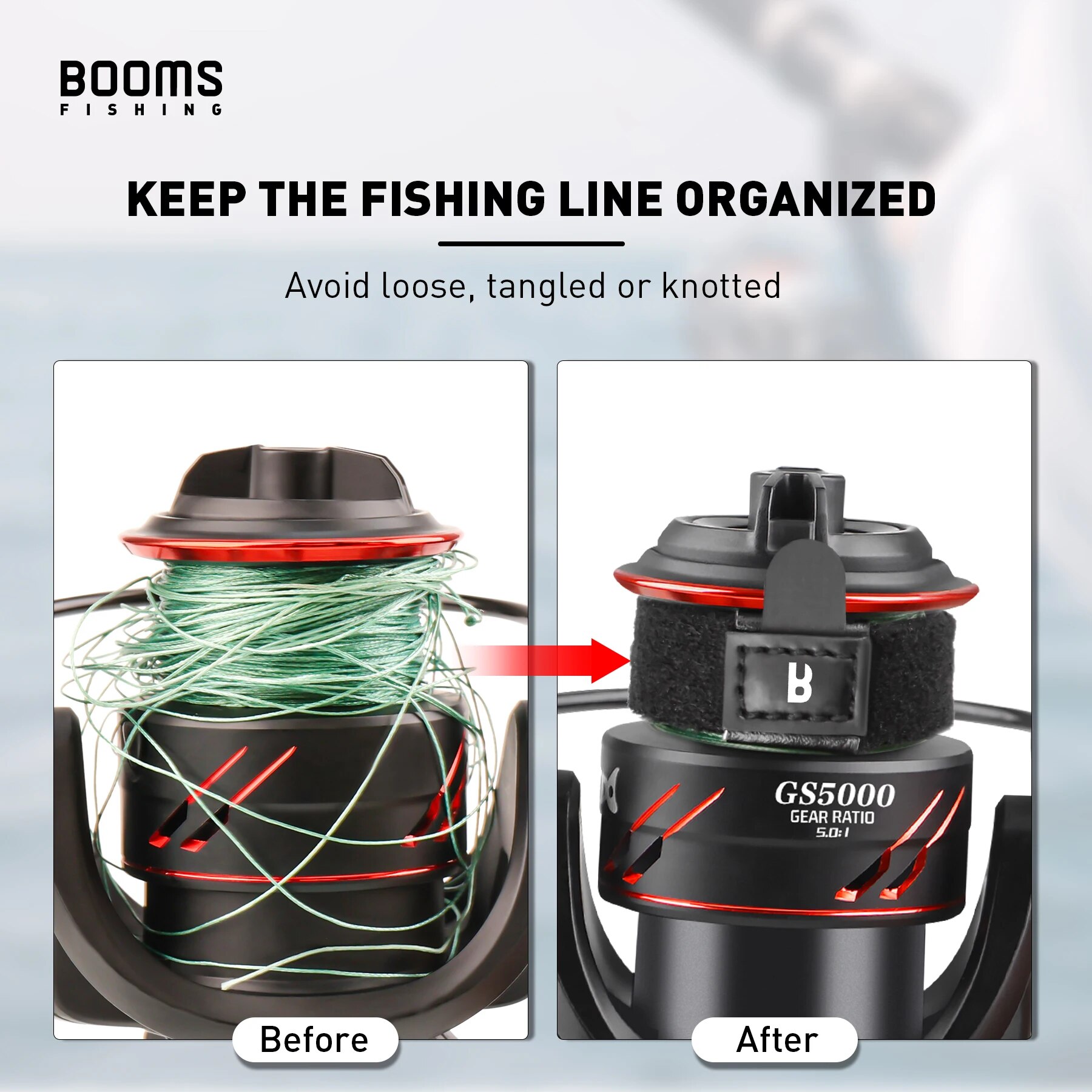 Booms Fishing SB1 4Pcs Spinnin - đánh giá và giá Reel Cover